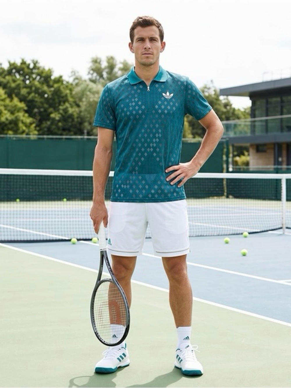 Adidas Club Tennis Climacool+ FreeLift Piqué Polo - JY4848 - Aurora Ivy - LARGE